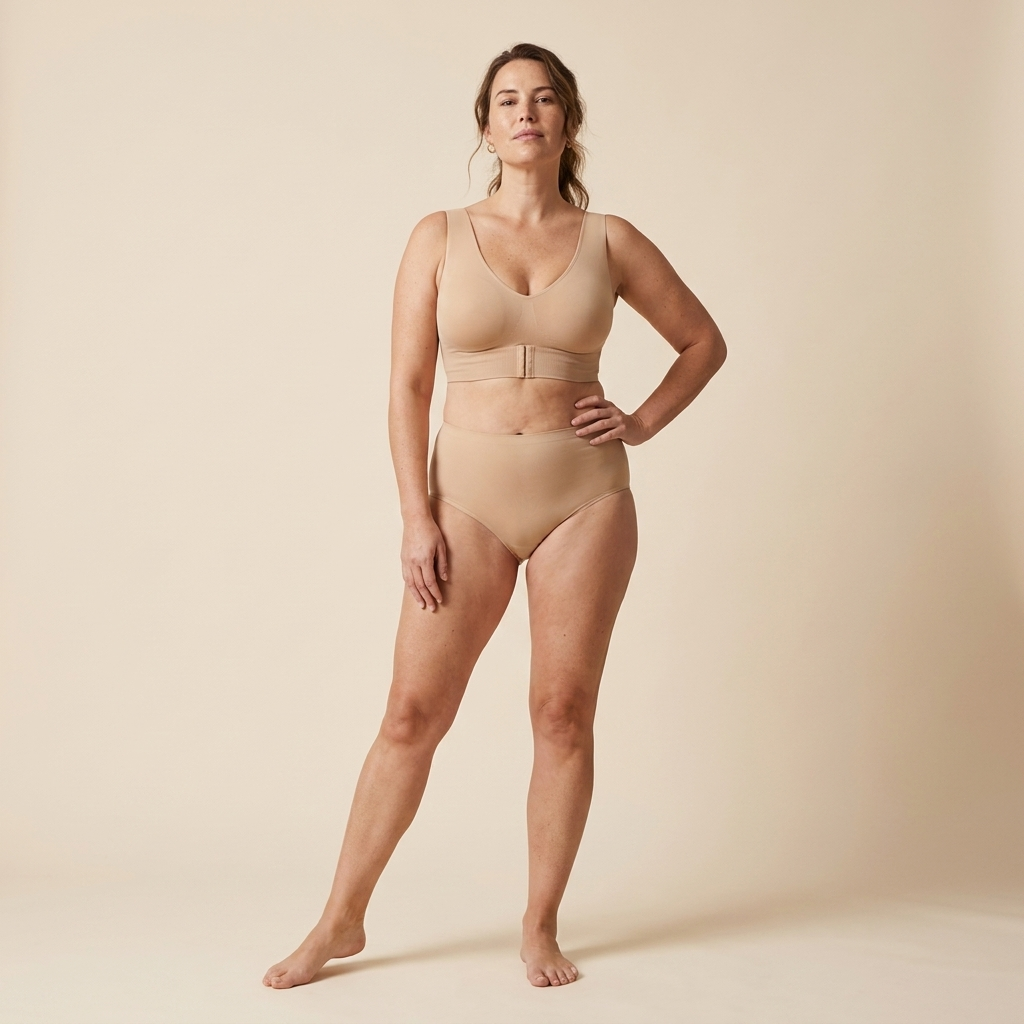 Brassière correctrice de posture portée